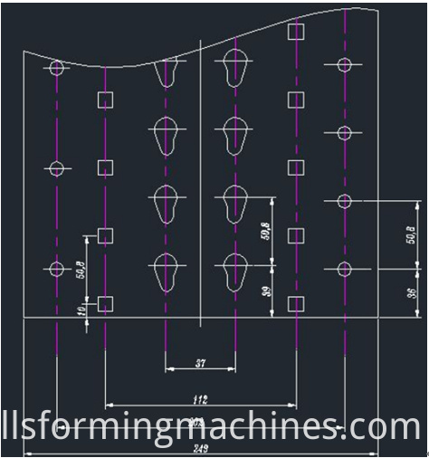 punching holes drawing profile punching holes drawing profile